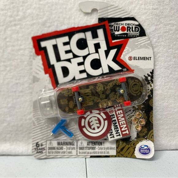 NIP Tech deck ELEMENT fingerboard (Nyjah Huston) Rare - Picture 1 of 3